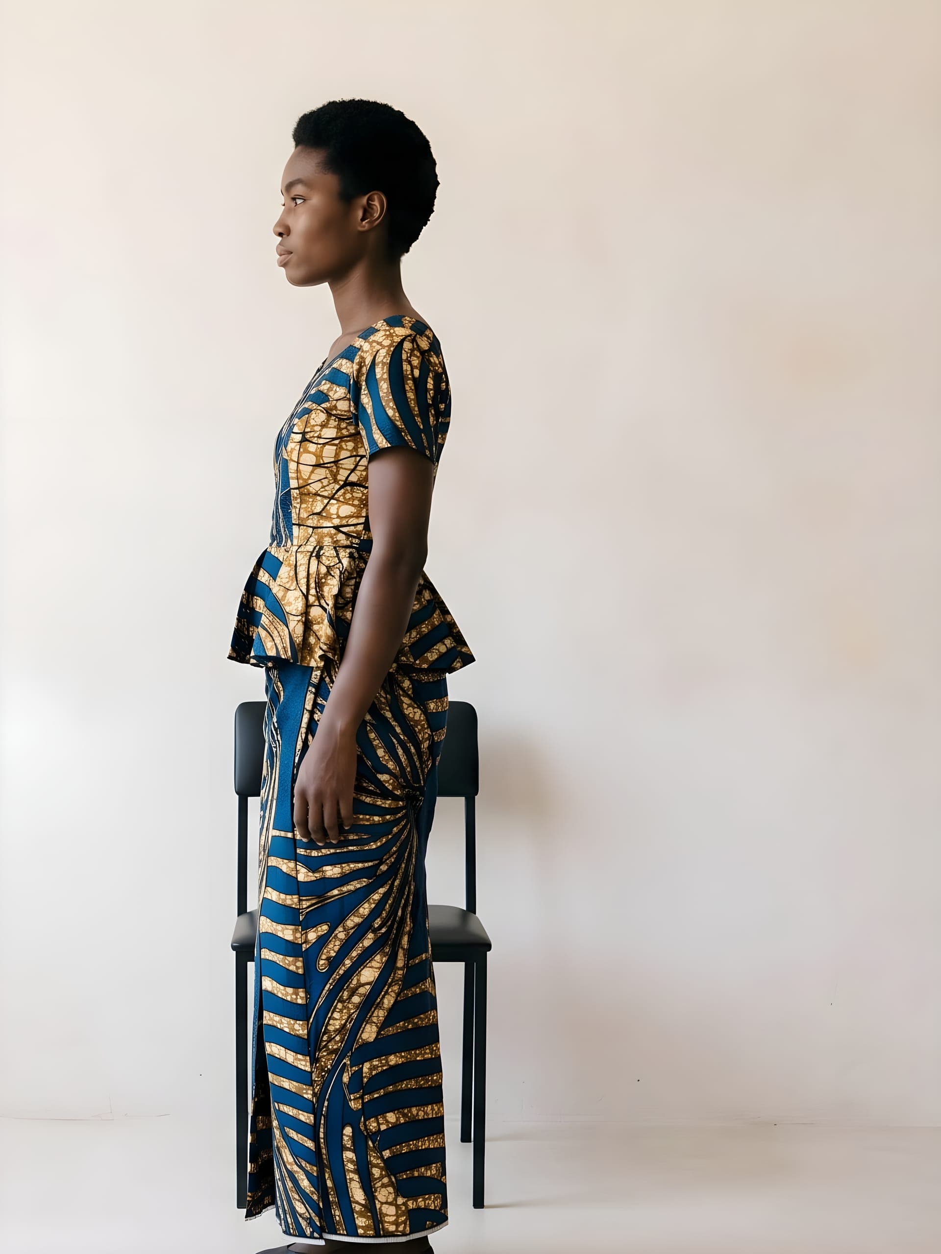 Wax Print Kaba, side view